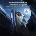 Калъф за iPhone 17 - ESR - Classic Hybrid HaloLock [Включен протектор за екран] - Прозрачен Черен