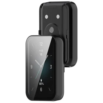 Протектор за Honor Band 10 / Band 9 - Techsuit - Defense360 Pro + Протектор за екран - Черен