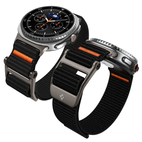 Каишка за Samsung Galaxy Watch8 40mm/Watch8 44mm/Watch8 Classic - Spigen - DuraPro Flex - Черен