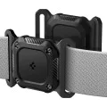Spigen - Държач Tough Armor - Apple AirTag 1 / 2, за нашийник за домашни любимци, водоустойчив IP68, макс. ширина 1,5 инча - черен