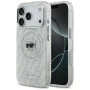 Калъф за iPhone 17 Pro - Karl Lagerfeld - IML Karl Head Logo MagSafe (KLHMP17LHMKBKHOG) - Сив