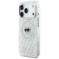 Калъф за iPhone 17 Pro - Karl Lagerfeld - IML Karl Head Logo MagSafe (KLHMP17LHMKBKHOG) - Сив