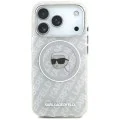 Калъф за iPhone 17 Pro - Karl Lagerfeld - IML Karl Head Logo MagSafe (KLHMP17LHMKBKHOG) - Сив