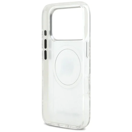 Калъф за iPhone 17 Pro - Karl Lagerfeld - IML Karl Head Logo MagSafe (KLHMP17LHMKBKHOG) - Сив