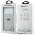 Калъф за iPhone 17 Pro - Karl Lagerfeld - IML Karl Head Logo MagSafe (KLHMP17LHMKBKHOG) - Сив