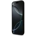 Калъф за iPhone 17 Pro Max - Guess - Силиконов лого Strass 4G MagSafe (GUHMP17XM4DGPK) - Черен