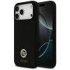 Калъф за iPhone 17 Pro Max - Guess - Силиконов лого Strass 4G MagSafe (GUHMP17XM4DGPK) - Черен