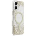 Калъф за iPhone 17 - Guess - С брокатено дъно от смола MagSafe (GUHMP17SRGRGED) - Златист