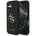 Калъф за iPhone 17 - Guess - Hardcase 4G Grained Big and Classic Logo (GUHCP17SPGT4MBK) - Черен