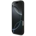 Калъф за iPhone 17 Pro - Guess - Hardcase 4G Grained Big and Classic Logo (GUHCP17LPGT4MBK) - Черен