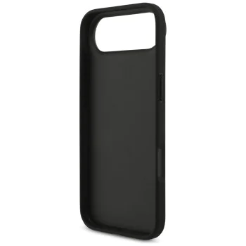 Калъф за iPhone 17 Air - Guess - Hardcase 4G Grained Big and Classic Logo (GUHCP17MPGT4MBK) - Черен