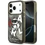 Калъф за iPhone 17 Pro - Karl Lagerfeld - Liquid Glitter Choupette Logo MagSafe (KLHMP17LLCHSCTDK) - Черен