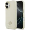 Калъф за iPhone 17 - Guess - Grained Strass Logo MagSafe (GUHMP17SPGCRMDEE) - Бежов