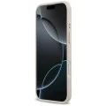 Калъф за iPhone 17 Air - Guess - Hardcase 4G Strass Logo MagSafe (GUHMP17MP4GRMDEP) - Розов