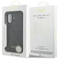 Калъф за iPhone 17 - Guess - Hardcase 4G Charm Cradle MagSafe (GUHMP17SGF4GCK) - Черен