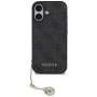 Калъф за iPhone 17 - Guess - Hardcase 4G Charm Cradle MagSafe (GUHMP17SGF4GCK) - Черен