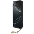 Калъф за iPhone 17 Pro - Guess - Hardcase 4G Charm Cradle MagSafe (GUHMP17LGF4GCK) - Черен