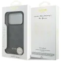 Калъф за iPhone 17 Pro - Guess - Hardcase 4G Charm Cradle MagSafe (GUHMP17LGF4GCK) - Черен