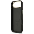 Калъф за iPhone 17 Air - Guess - Hardcase 4G Strass Logo MagSafe (GUHMP17MP4GRMDEK) - Черен