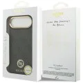 Калъф за iPhone 17 Air - Guess - Hardcase 4G Strass Logo MagSafe (GUHMP17MP4GRMDEK) - Черен