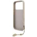 Калъф за iPhone 17 Pro - Guess - Hardcase 4G Charm Cradle MagSafe (GUHMP17LGF4GCP) - Розов