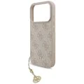 Калъф за iPhone 17 Pro - Guess - Hardcase 4G Charm Cradle MagSafe (GUHMP17LGF4GCP) - Розов
