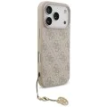 Калъф за iPhone 17 Pro - Guess - Hardcase 4G Charm Cradle MagSafe (GUHMP17LGF4GCP) - Розов