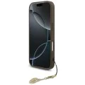 Калъф за iPhone 17 Pro - Guess - Hardcase 4G Charm Cradle MagSafe (GUHMP17LGF4GCW) - Кафяв