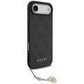 Калъф за iPhone 17 Air - Guess - Hardcase 4G Charm Cradle MagSafe (GUHMP17MGF4GCK) - Черен