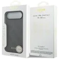 Калъф за iPhone 17 Air - Guess - Hardcase 4G Charm Cradle MagSafe (GUHMP17MGF4GCK) - Черен
