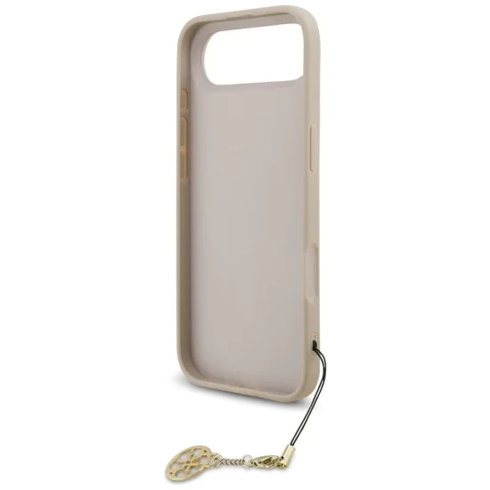 Калъф за iPhone 17 Air - Guess - Hardcase 4G Charm Cradle MagSafe (GUHMP17MGF4GCP) - Розов