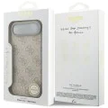 Калъф за iPhone 17 Air - Guess - Hardcase 4G Charm Cradle MagSafe (GUHMP17MGF4GCP) - Розов