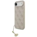 Калъф за iPhone 17 Air - Guess - Hardcase 4G Charm Cradle MagSafe (GUHMP17MGF4GCP) - Розов