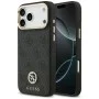 Калъф за iPhone 17 Pro Max - Guess - Hardcase 4G Strass Logo MagSafe (GUHMP17XP4GRMDEK) - Черен