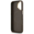 Калъф за iPhone 17 - Guess - Hardcase 4G Strass Logo MagSafe (GUHMP17SP4GRMDEW) - Кафяв