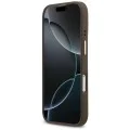Калъф за iPhone 17 - Hardcase 4G Stripe MagSafe - Guess - Кафяв