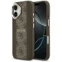 Калъф за iPhone 17 - Hardcase 4G Stripe MagSafe - Guess - Кафяв