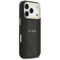 Калъф за iPhone 17 Pro - Guess - Hardcase 4G Stripe MagSafe (GUHMP17LPG4SEMCK) - Черен