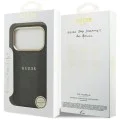 Калъф за iPhone 17 Pro Max - Guess - Hardcase 4G Stripe MagSafe (GUHMP17XPG4SEMCK) - Черен