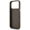 Калъф за iPhone 17 Pro Max - Guess - Hardcase 4G Stripe MagSafe (GUHMP17XPG4SEMCW) - Кафяв