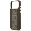 Калъф за iPhone 17 Pro Max - Guess - Hardcase 4G Stripe MagSafe (GUHMP17XPG4SEMCW) - Кафяв