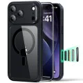 Калъф за iPhone 17 Pro - ESR - Classic Hybrid HaloLock [Включен протектор за екран] - Прозрачен Черен