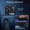 Калъф за iPhone 17 Pro - ESR - Classic Hybrid HaloLock [Включен протектор за екран] - Прозрачен Черен
