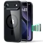 Калъф за iPhone 17 Air - ESR - Classic Hybrid HaloLock [Включен протектор за екран] - Прозрачен Черен