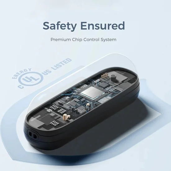 Ocoopa - Затопляща за ръце UT2s Mini (UT3055-OG) - Type-C, Магнитен дизайн, Размер за джоб, 3 нива, 2x 2600mAh - Оранжева