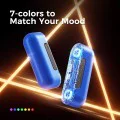 Ocoopa - Затопляща за ръце UT2s GamerPro (UT4103-RD) - с външна батерия, магнитен дизайн, 7 LED светлини, Type-C, 18W, 2x5000mAh - червена