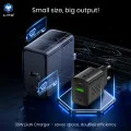 Зарядно - Lito - (LC19) - Type-C, USB изход, PD30W, GaN, PC Fireproof, EU Plug - Черен