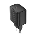Зарядно - Lito - (LC20) - Type-C изход, PD45W, GaN, PC Fireproof, EU щепсел - Черен