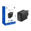 Зарядно - Lito - (LC20) - Type-C изход, PD45W, GaN, PC Fireproof, EU щепсел - Черен