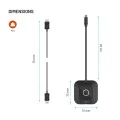 Fixed - Безжичен HDMI удължител AirLink (FIXA-AL-BK) - Plug&Play, 1080p Full HD, USB-C PD100W - Черен